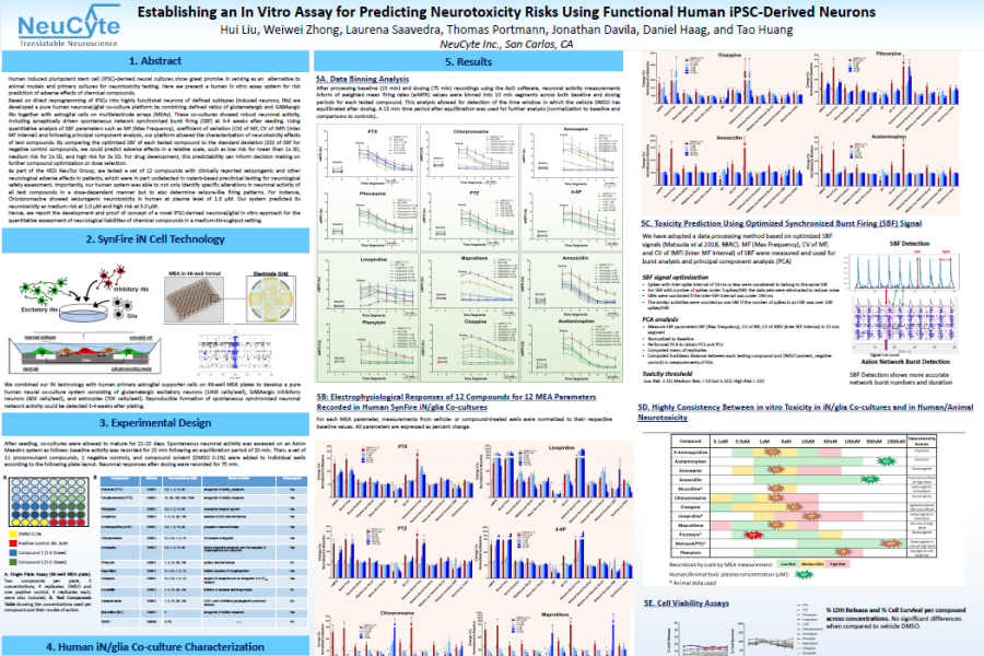 SPS 2020 Poster Neucyte hiPSC-neurons on multiwell MEA system