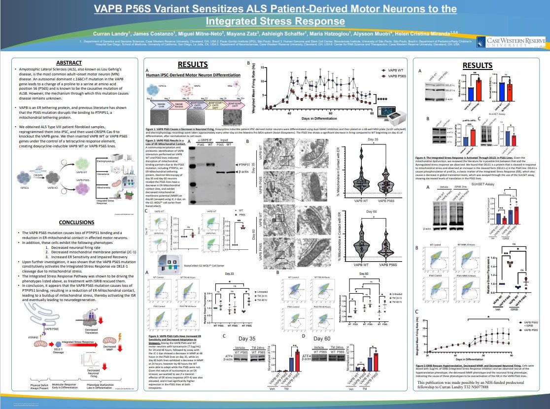 Curran Landry at the Keystone Symposium: Neurodegenerative Diseases 2024